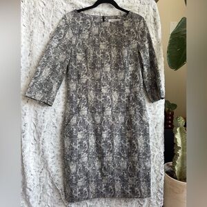 MM Lafleur Etsuko Shift Dress in Crackle